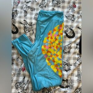 Disney Pixar up women’s leggings Carl Ellie EUC M